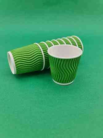 Склянка гофрована 110 мл "Зелений" Маестро (20 шт.) Харків