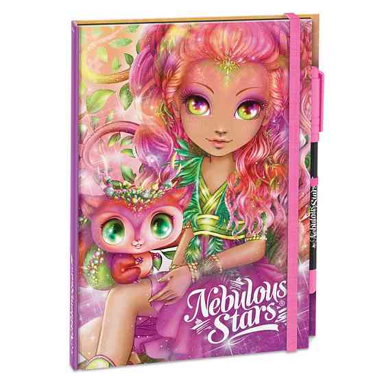 Блокнот черные листы Делюкс Хазелия Nebulous Stars 11583-2 с ручкой Винница