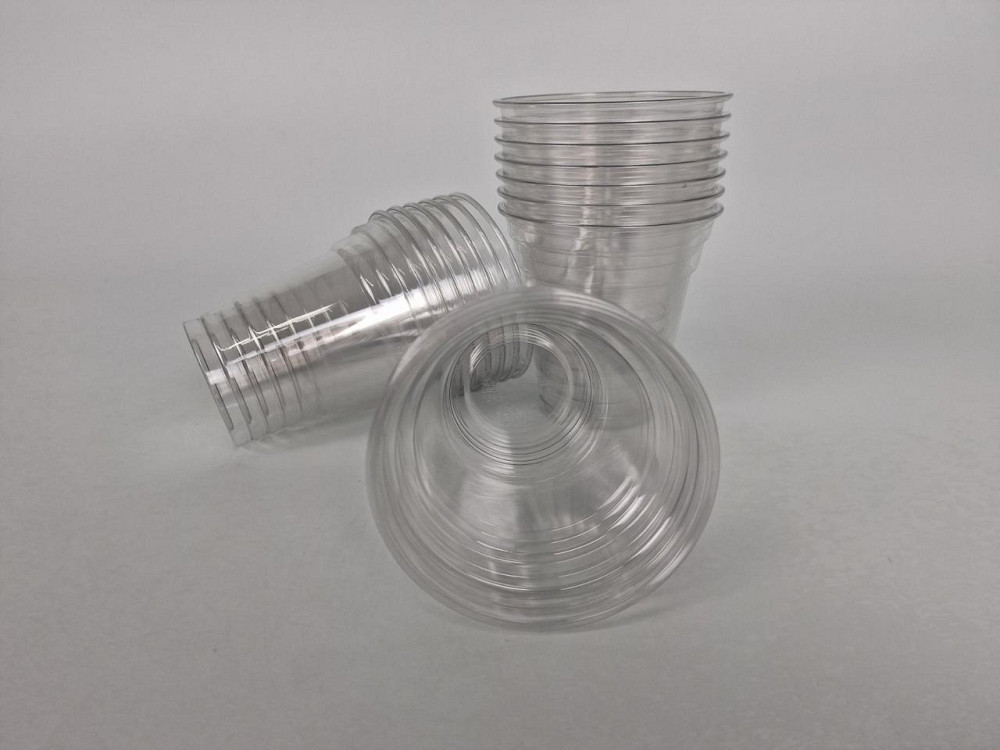 Стакан одноразовий РЕТ щільний, прозорий, 300 мл NEW (50 шт.) Харків - фото 3