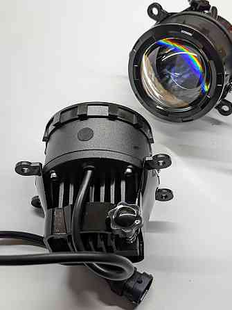 Протитуманні фари LED лінза універсальна 3,5 дюйма 90 мм туманка 60 ватт біла (один режим) Харків