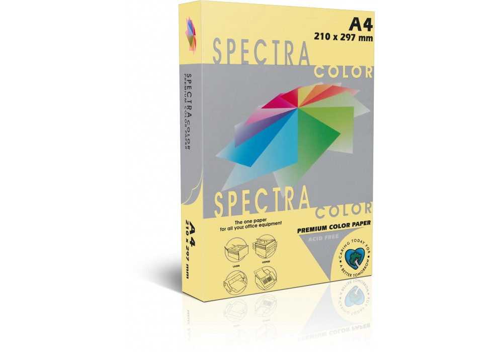 Папір ксероксний кольоровий "Spectra" A4 80г/м 500арк Canary 115 св.жовтий 16.4399, шт Київ - фото 1