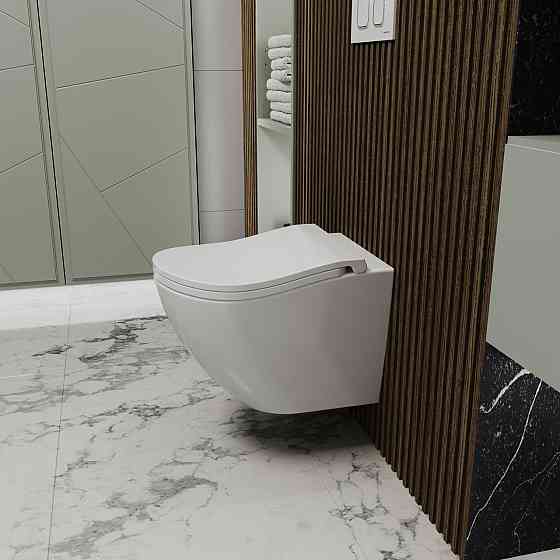 ROUND COMFORT унитаз подвесной с сиденьем Soft-close (смыл Тоrnado 3.0) Киев