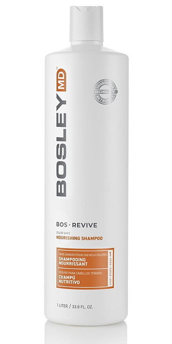 Поживнийшампунь для стоншеного фарбованого волосся BOS Revive BOSLEY, 1000 мл Дніпро - фото 1