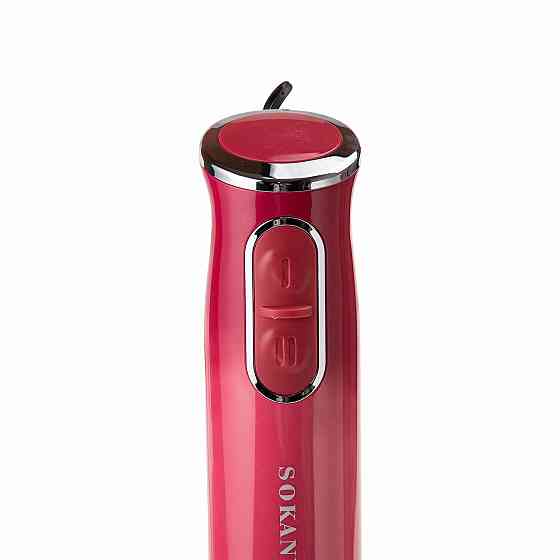 Ручний блендер Sokany 1726 занурювальний 300 Вт Рожевий Київ