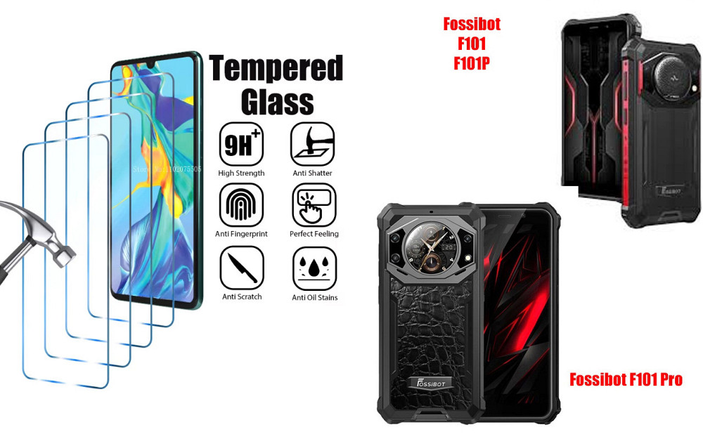 Захисне скло ArmorGlass для Fossibot F101, F101P, F101 Pro – стійке до подряпин та ударів Київ - фото 1