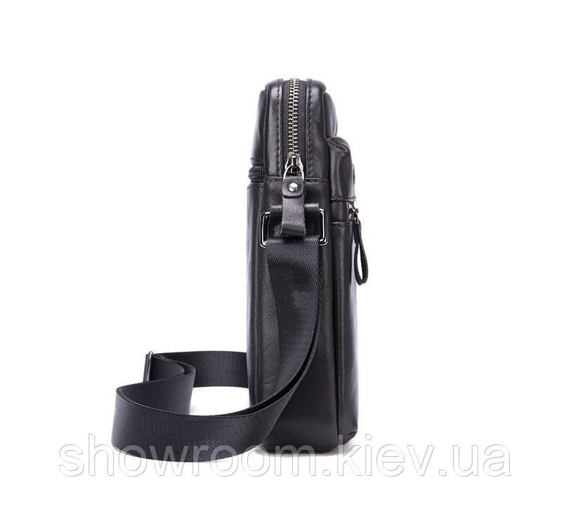 Сумка мужская кожаная на плечо Leather Collection (5051) Киев - изображение 7