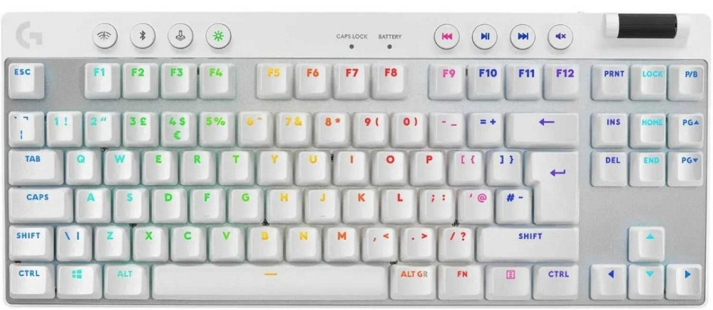 Клавіатура Logitech G Pro X TKL Lightspeed Tactile White. Харків - фото 1