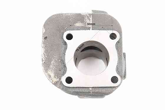 Циліндр к-кт (цпг) 2Трем 50cc-40мм (висота циліндра 68/88мм) (палець 10) синя коробка Киев