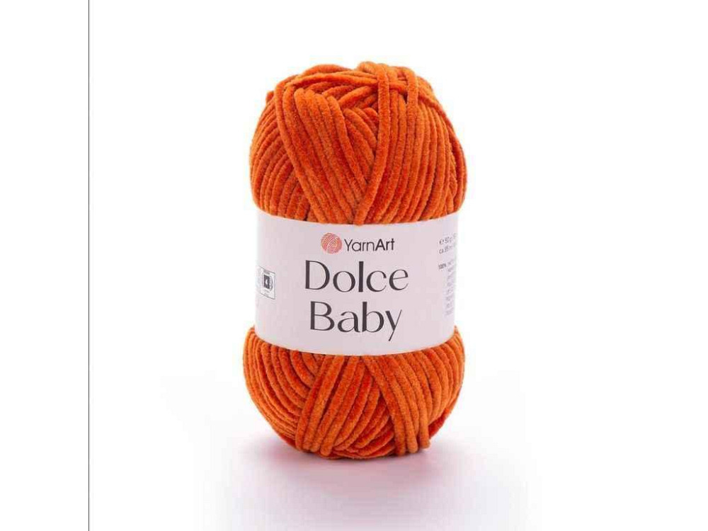 Пряжа Dolce Baby рудий 100% мікрополіестр 85м 50г 5шт/уп 778 ТМ YarnArt Київ - фото 1