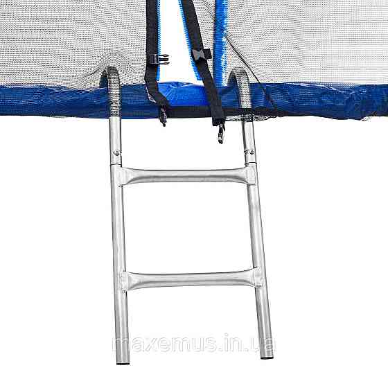 Детский батут Atleto 252 см с защитной сеткой батут для детей разноцветный Мостиська