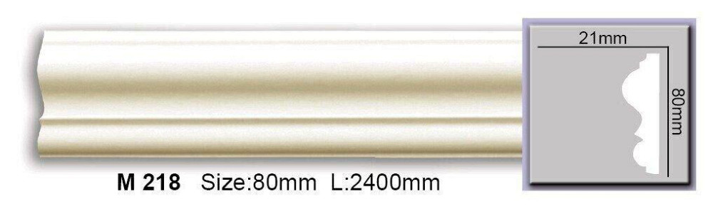 Молдинг гладкий полиуретановый Harmony M 218 Днепр - изображение 1