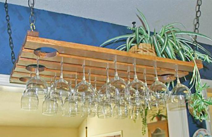 Полка для бокалов 