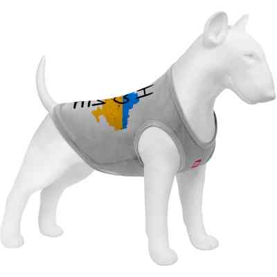 Борцовка для животных WAUDOG Clothes "Дом" сетка XS серая (300-0230-11) Винница