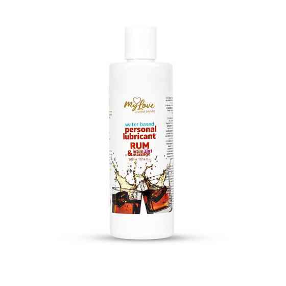2в1 лубрикант та масажний гель - MyLove Aroma Series Intim&Massage Rum, 300 мл Sex Aura Київ