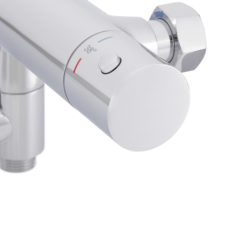 Душова колона Koer KB-57029-01 з термостатичним змішувачем, 3 функції, колір хром Харків - фото 5