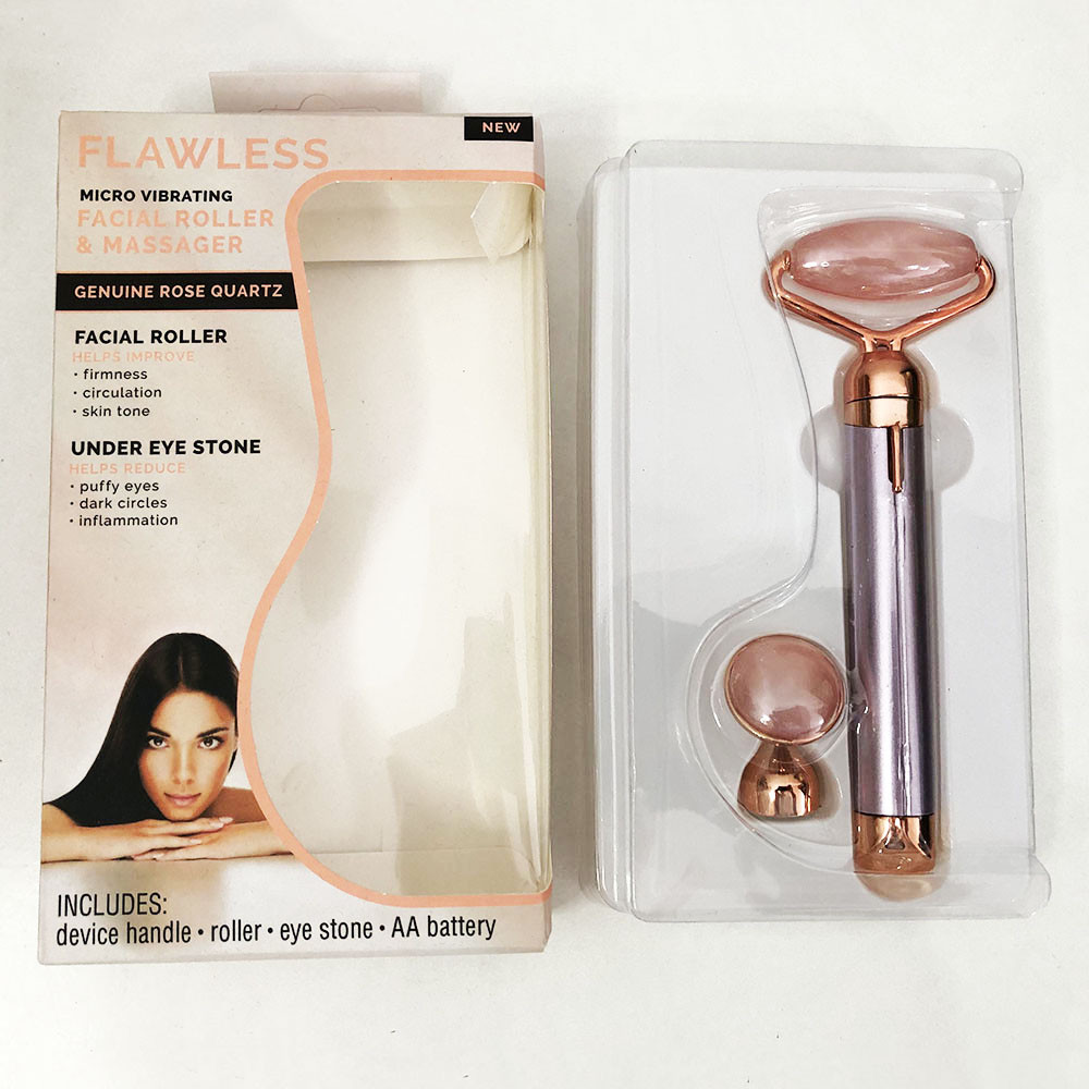 Масажер ролик електричний для особи Facial Roller Massager. Колір бежевий CQ-85 Львів - фото 20