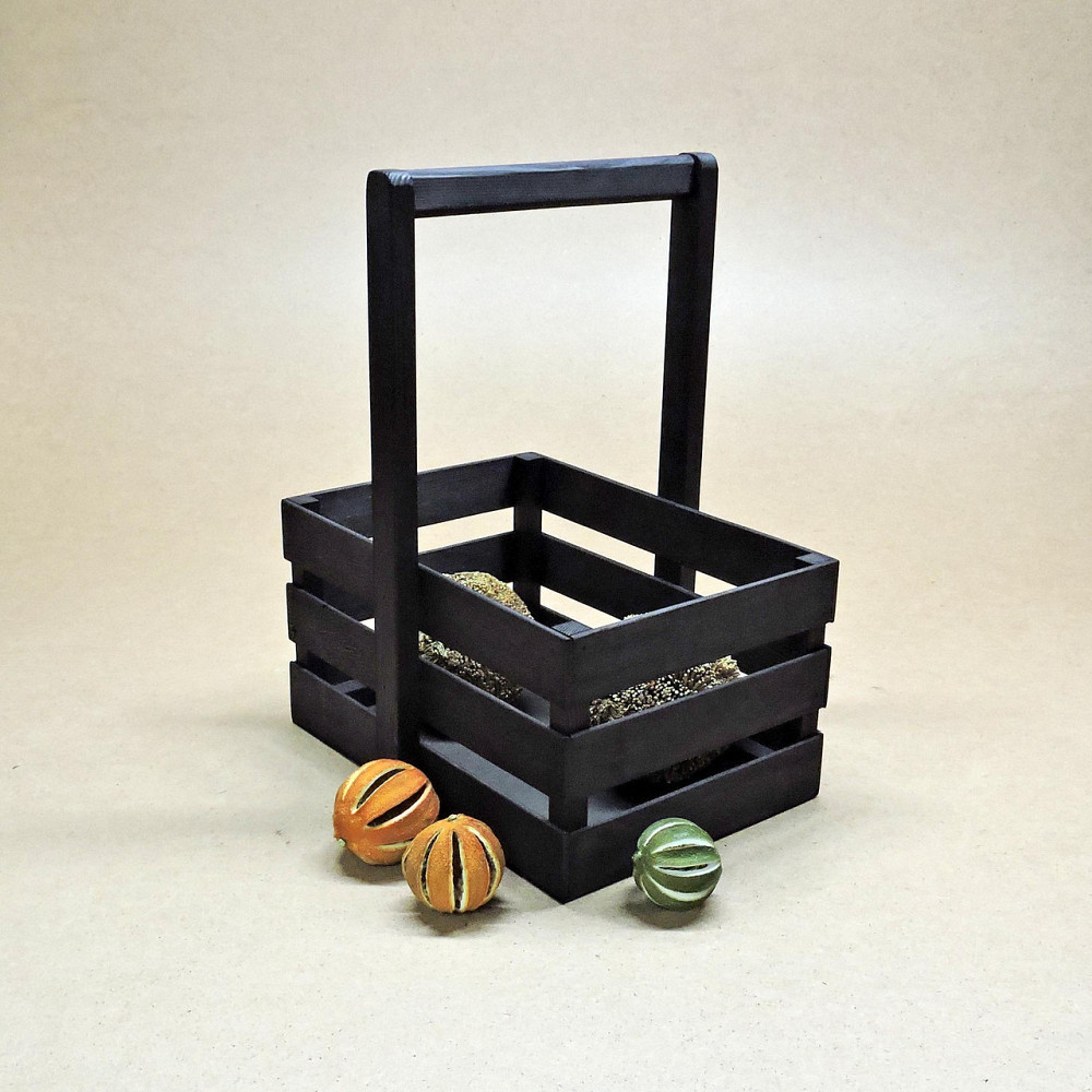 Подарунковий кошик "Шеллі 18х30" венге Миколаїв - фото 1