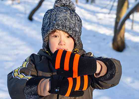 Детские водонепроницаемые варежки Dexshell Children Mitten (размер S) Винница