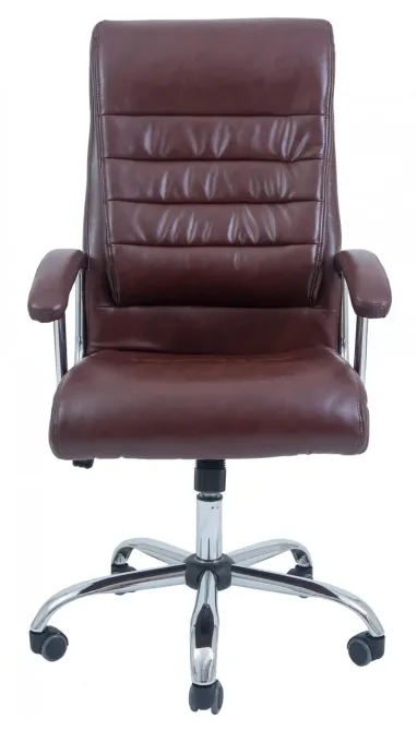 Офісне Крісло Керівника Richman Princeton Madras Хром М3 MultiBlock Коричневий Дніпро - фото 4