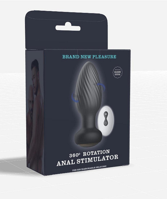 Анальна пробка - 360° Rotation Anal Stimulator Sex Aura Київ - фото 8