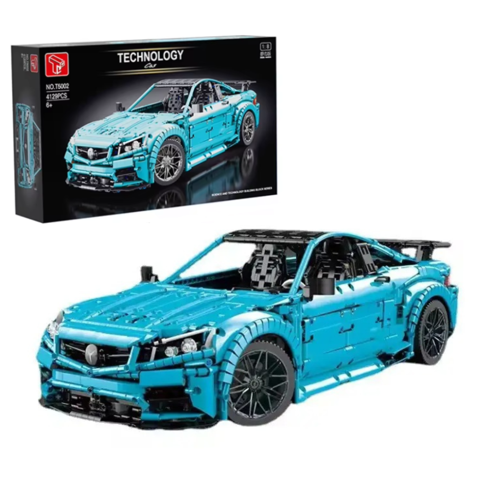 Конструктор Спортивная машина “Mercedes-Benz AMG” C63 на 4129 деталей ,голубая Каменец-Подольский - изображение 1