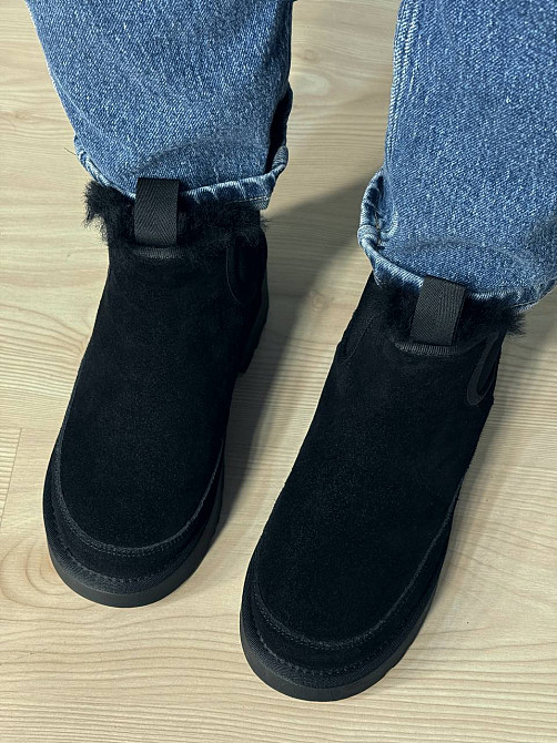 Черевики жіночі Hengji 002-1 замшеві на хутрі високі чорні, 39, 24,5 см Київ - фото 17