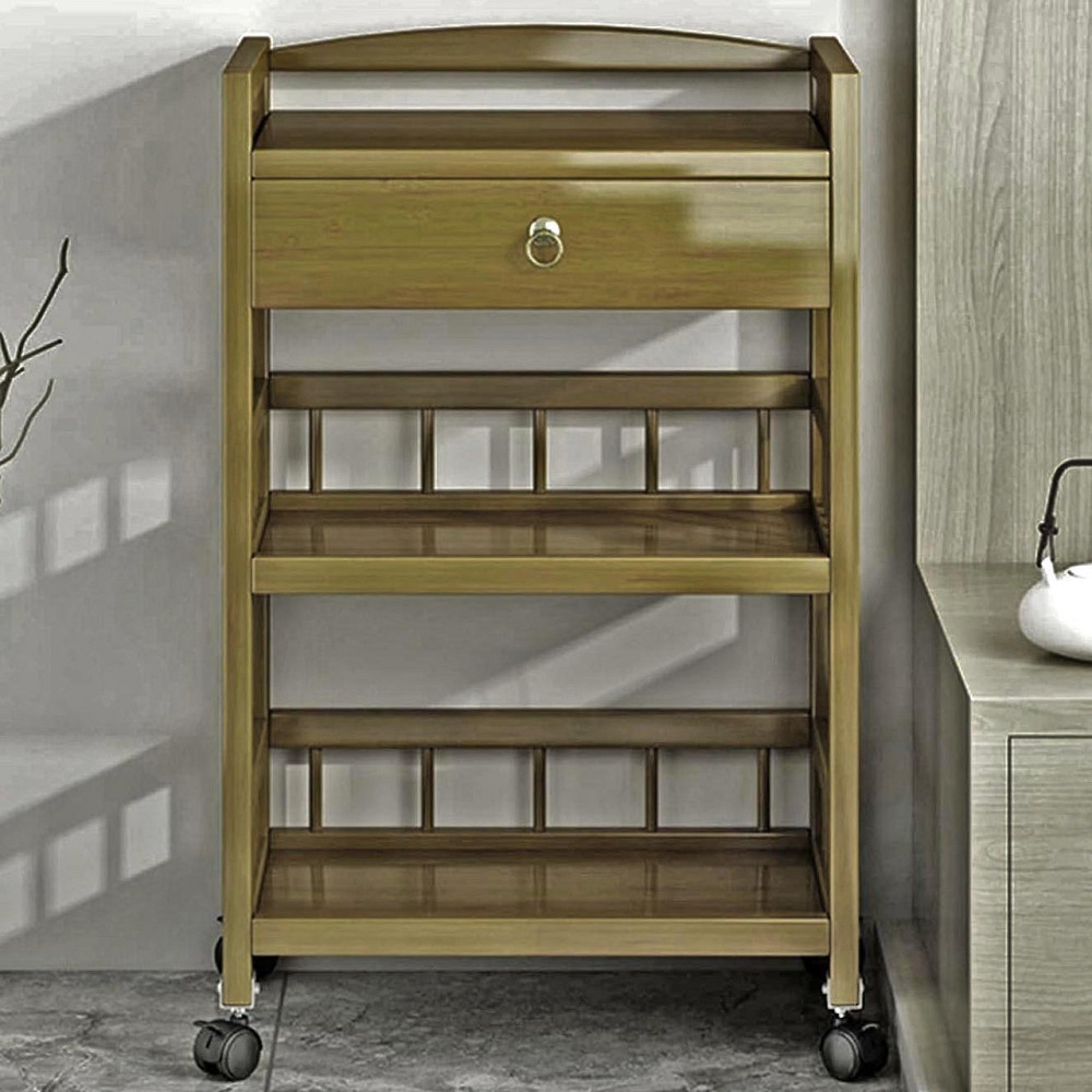 Этажерка для ванной на колёсиках 