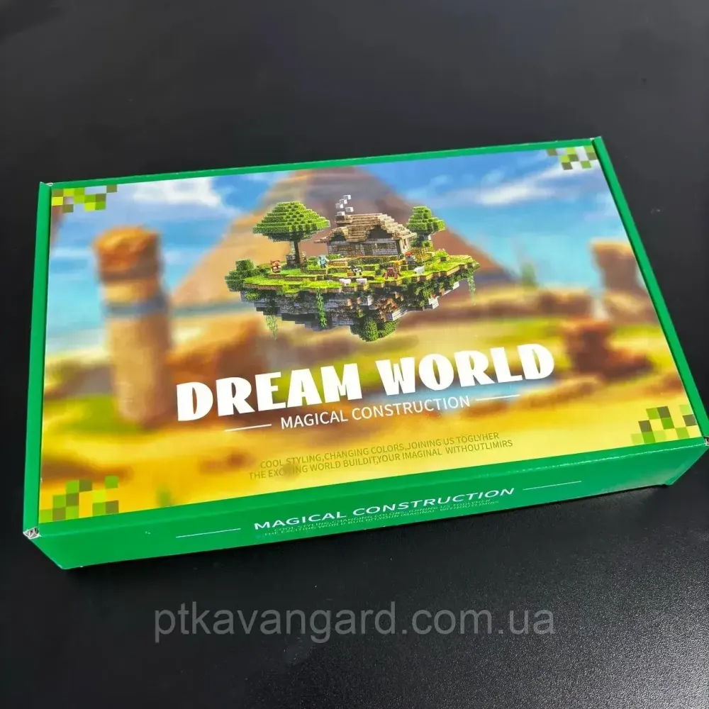 Магнітний конструктор Minecraft 203 магнітних блоків + 6 фігурок Dream World LZCK 085 Хмельницький - фото 7