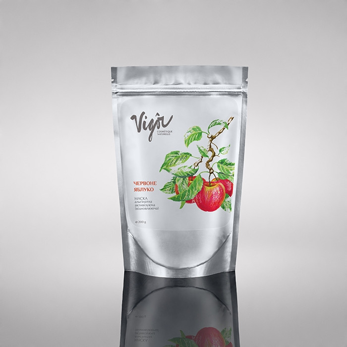 Активізуюча альгінатна маска Червоне яблуко Vigor 50 г Київ - фото 1