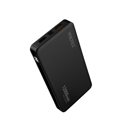 Павербанк 12000 mAh Voltex V150FL VLTX431 чорний Житомир - изображение 1