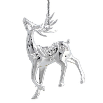 Украшение декоративное Chomik Прикраса-підвіска пластикова "Олень, сніжинка, снігови (5900779895874_2) Винница - изображение 4