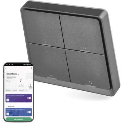 Розумний вимикач EMOS H5016 4 buttons ZigBee 3.0 Black (H5016) Вінниця - фото 8