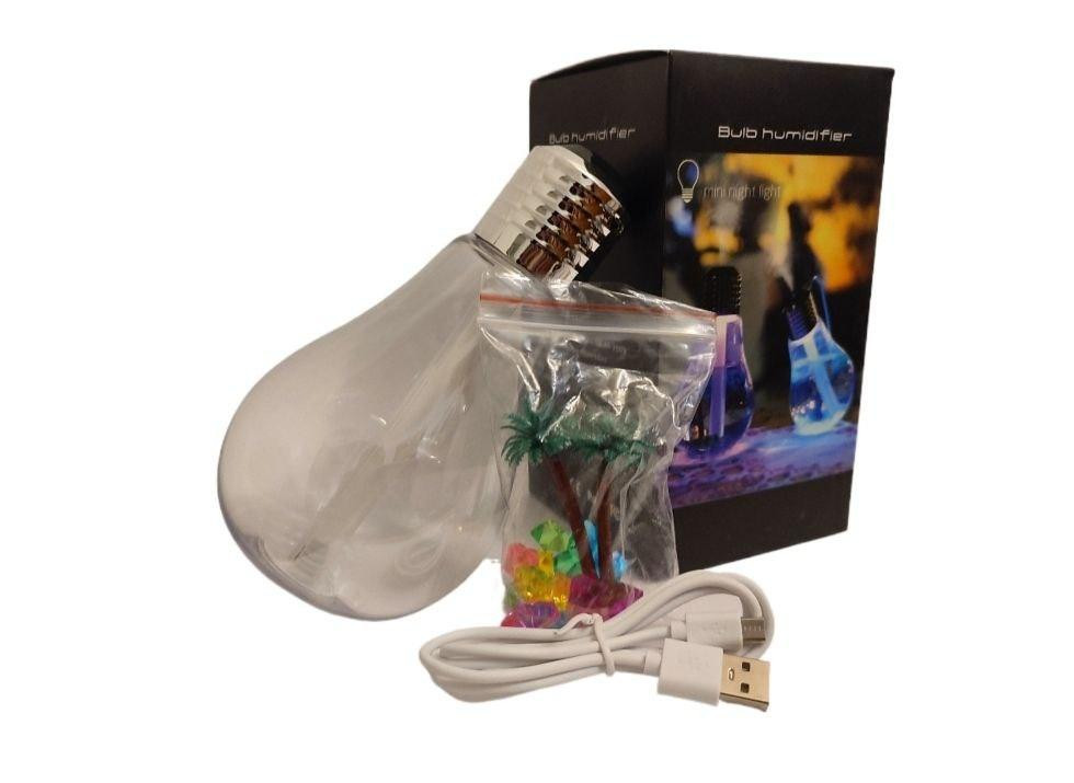 Зволожувач повітря лампа Bulb сріблястий Київ - фото 1