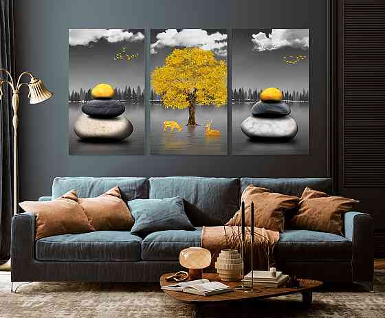 Модульна картина у вітальню/ спальню  Природа    ART-141_3A Київ