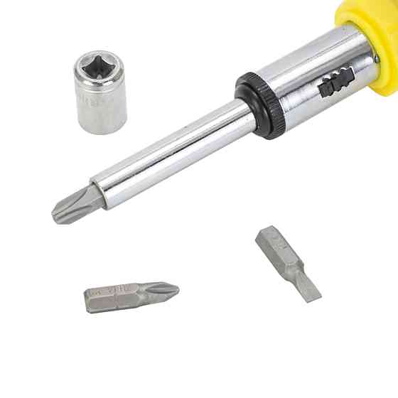 Sigma Отвертка с реверсом + насадки торцевые 1/4” 27шт CrV SIGMA (4002121) Коломыя