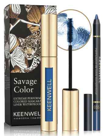 Набір Туш синя + Олівець для очей Keenwell Savage Color Set 4 мл + 1,5 гр Дніпро