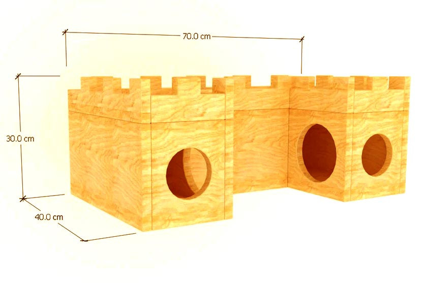 Домик для шиншиллы 