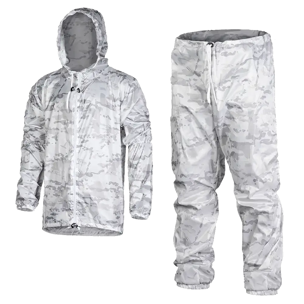 Тактичний маскувальний костюм Alpine (куртка + штани) Білий мультикам Вінниця - фото 2