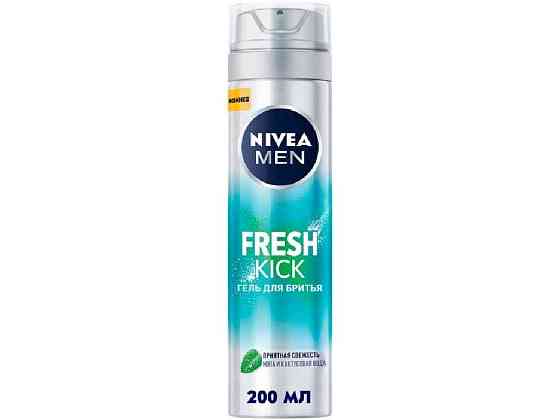 Гель для бритья Men Fresh Kick 200 мл ТМ Nivea Solmir Киев