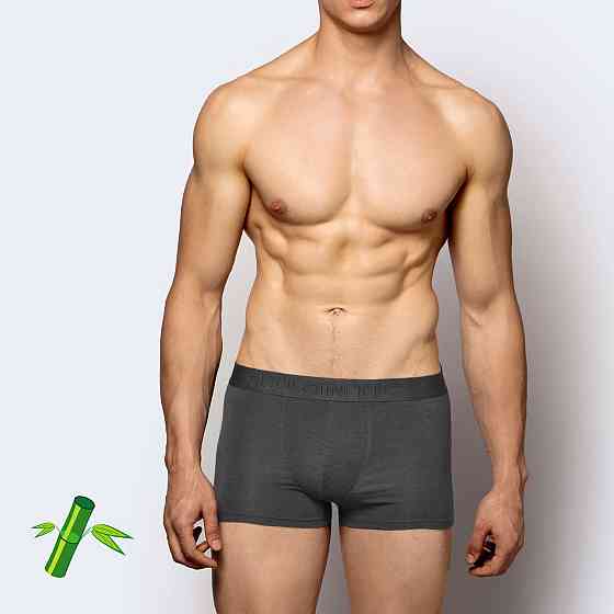 Трусы мужские шорты Atlantic BMH-016 XL, Графит Київ