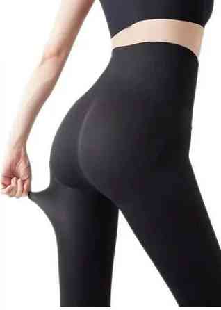 Колготки жіночі 6800D на флісі Чорний S-L Харків