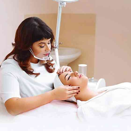 Прозорий захисний щиток, багаторазова прозора маска для обличчя Innoocare 10шт Луцьк