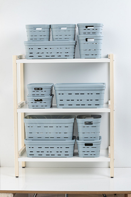 Кошик Idea Home 00615 Pyramid Blue 8.2 л (00615 Blue) (7180079) Киев - изображение 3