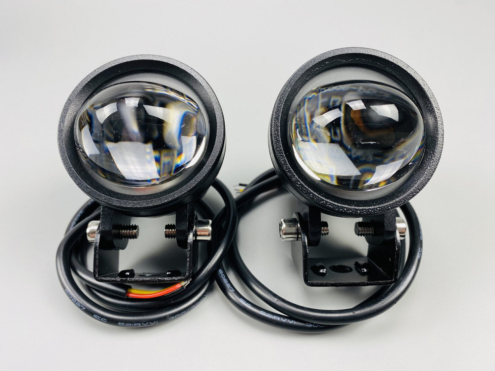 Світлодіодна LED фара лампа для мотоцикла, водонепроникна автомобільна мотоциклетна протитуманна Мукачево - фото 9