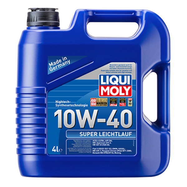 LIQUI MOLY Напівсинтетична моторна олива - Super Leichtlauf SAE 10W-40 4л. Киев - изображение 1