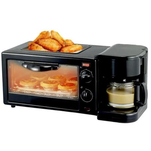 Электрическая печь для дачи, Многофункциональная печь с антипригарным покрытием, Мини печка для дачи IH-77 Львов - изображение 5