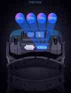 Налобний ліхтар Rablex RB956, жовтий+білий+червоний, 4хCOB, Сенсор, акум, Type-C Дніпро