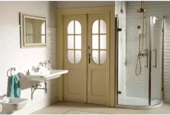 Раковина  Kerasan Waldorf 120x55cm lśniąca czerń złoto 4144K5 Киев