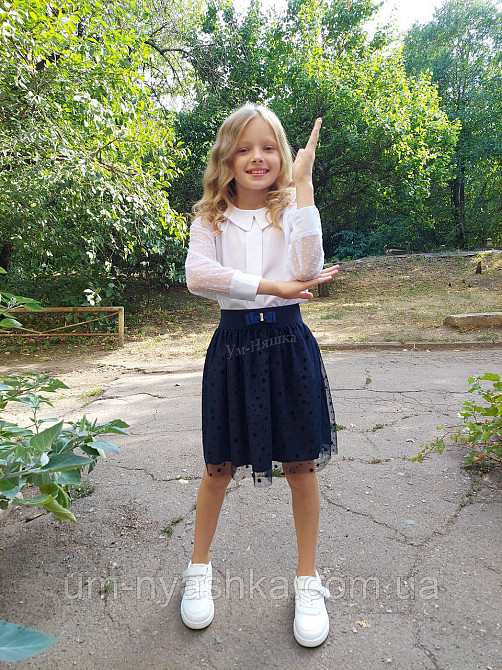 Красивая школьная блузка с длинным рукавом 116-140 Кривой Рог - изображение 6