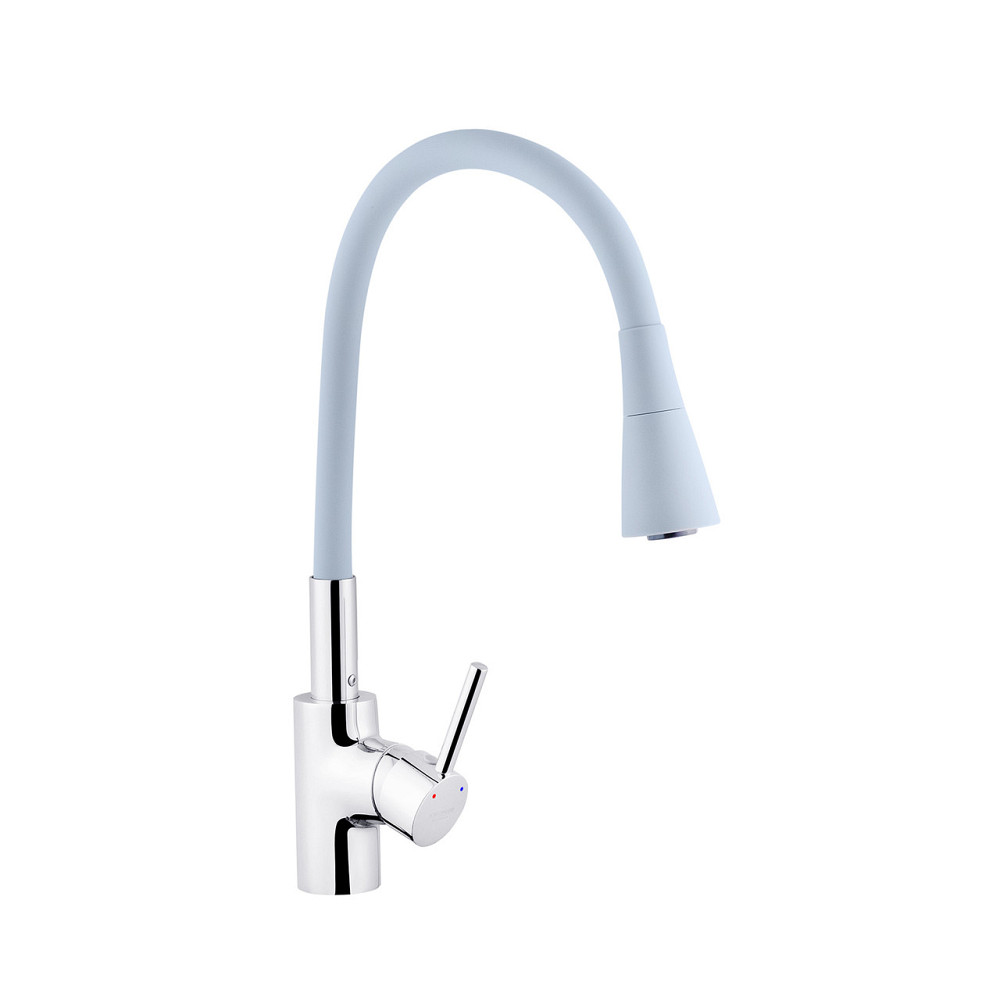 Змішувач для кухні Kroner KRP Küche - C031GRA хром/сірий Київ - фото 4